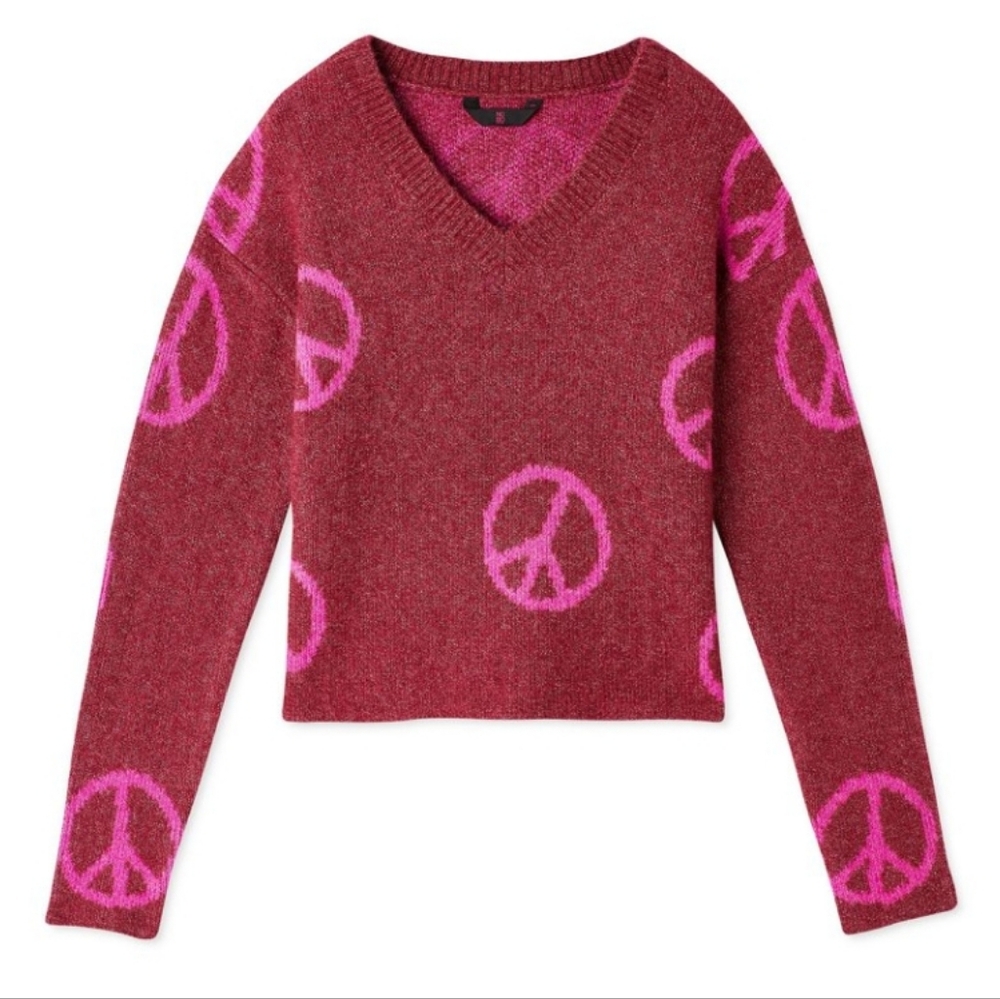 No Bounderies Woman's V-neckline Sweater NWT Suze Medium